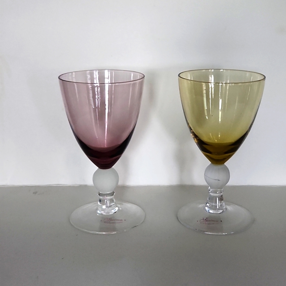 Vintage Spectrum Crystal Glassware Set